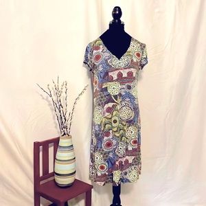 Vintage Salaam jersey dress. Size L